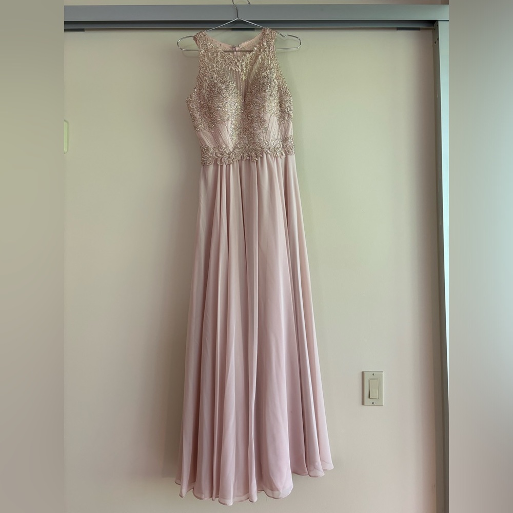 LizMinelli rose formal gown